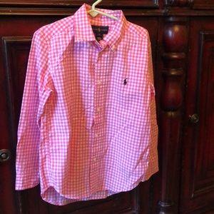 Ralph Lauren Pink Gingham Shirt